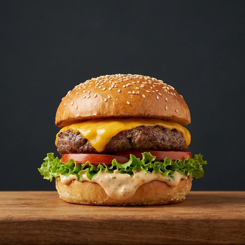 Burger, uden motion